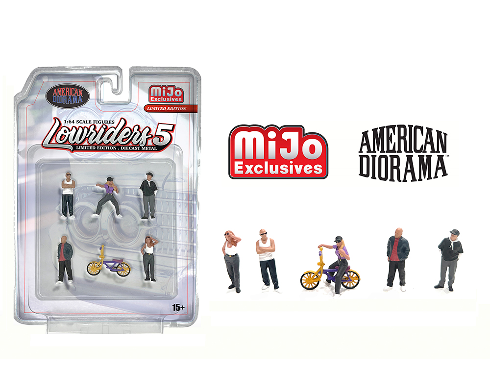 American Diorama 1:64 Figures Lowriders 5 - MiJo Exclusive - M & J
