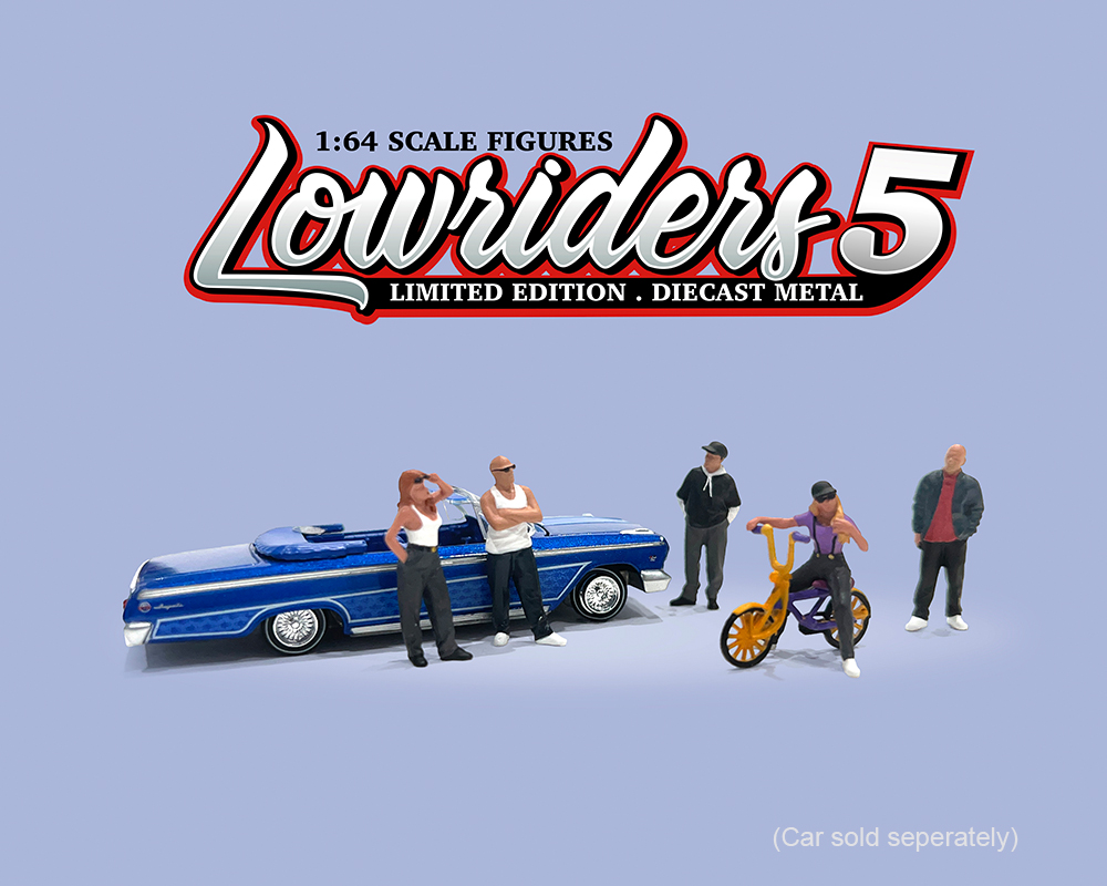 American Diorama 1:64 Figures Lowriders 5 - MiJo Exclusive - M & J