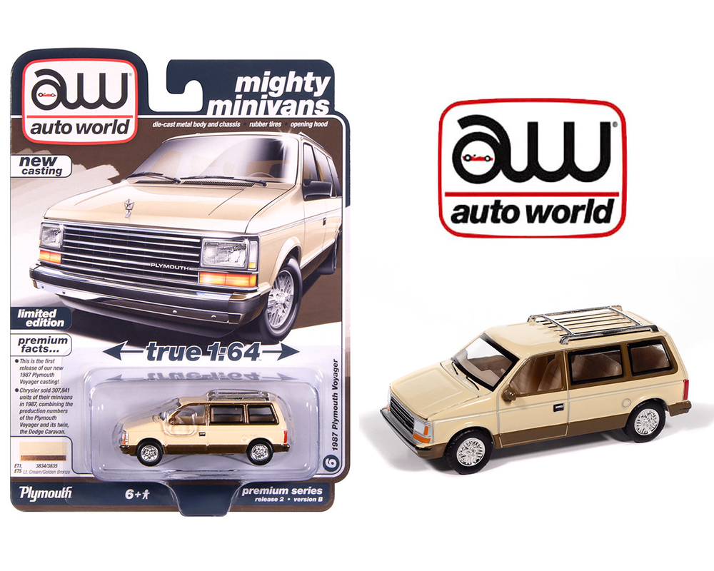 Auto World 1:64 2025 Premium Release A 1987 Plymouth Voyager