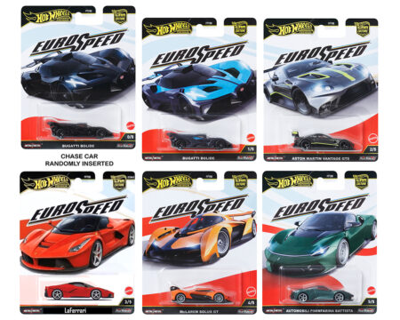 (Preorder) Hot Wheels 1:64 Car Culture 2025 L Case - HW Euro Speed