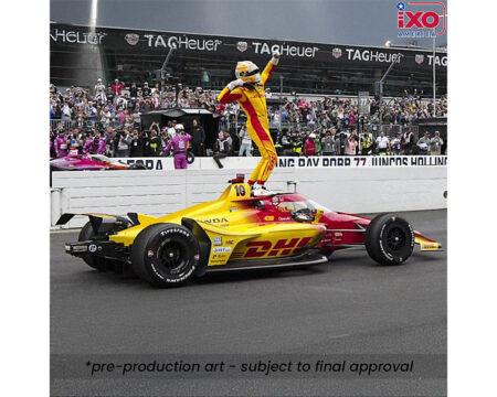 (Preorder) IXO Models 1:18 2025 109th Indianapolis 500 Champion Winner - #10 Alex Palou / Chip Ganassi Racing / DHL - INDY 500 Series (Copy)