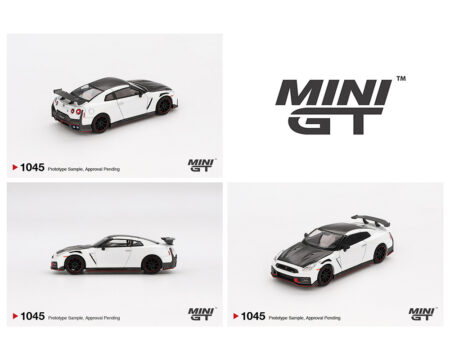 (Preorder) Mini GT 1:64 Nissan GT-R Nismo 2024 - Brilliant White Pearl