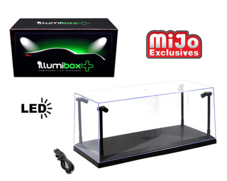 Illumibox Plus 1:18 USB Powered LED Showcase (Black Base)