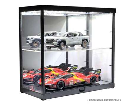 Showcase Desktop 4-Layer LED Display Case - Black - Image 2