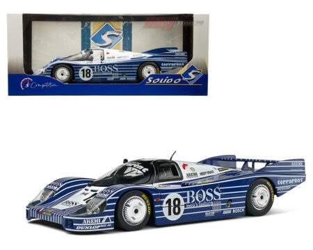 Solido 1:18 Porsche 956LH - 24h Le Mans 1983 #18 Laessig / Plankerhorn / Wilson - Blue / White Stripes - Competition