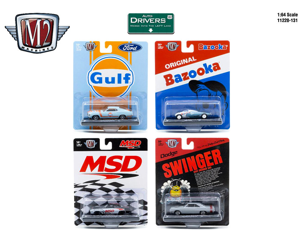 M2 Machines 1:64 Auto-Drivers Release 131 Assortment - M & J