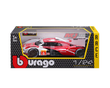 Bburago 1:24 Porsche 963 Penske Motorsport #6 - Red - Race Series