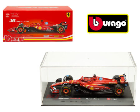 Bburago 1:43 Ferrari F1 Team SF-24 #16 Charles Leclerc - Formula Racing