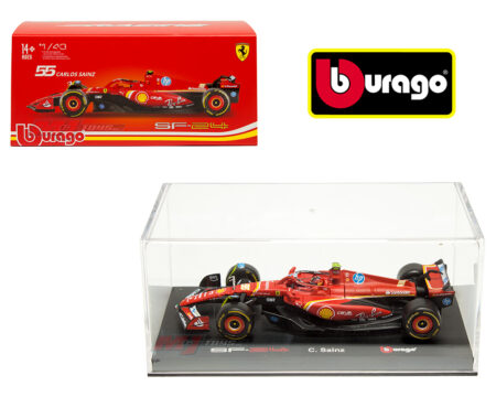 Bburago 1:43 Ferrari F1 Team SF-24 #55 Carlos Sainz  - Formula Racing