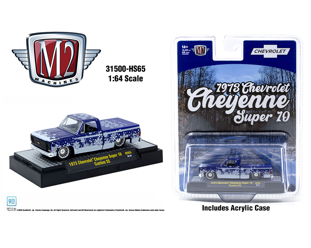 M2 Machines 1:64 1973 Chevrolet Cheyenne Super 10 Custom SS 