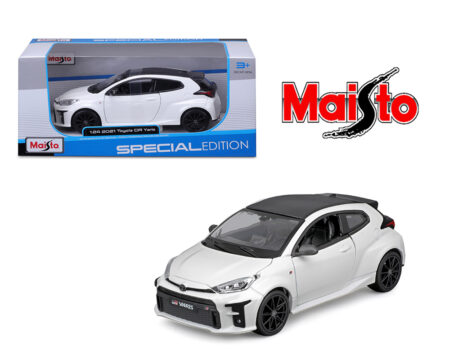 Maisto 1:24 2021 Toyota GR Yaris - White - Special Edition