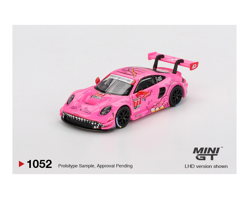 Preorder) Mini GT 1:64 Porsche 911 GT3 R #77 AO Racing 2024