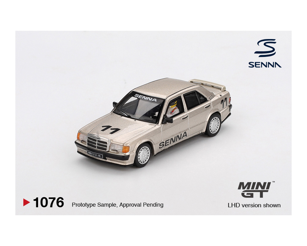 ミニチャンプス A.セナ メルセデス ベンツ 190E 2.3-16 1984 Preorder) Mini GT 1:64 Mercedes-Benz 190 E 2.3-16 #11 Ayrton