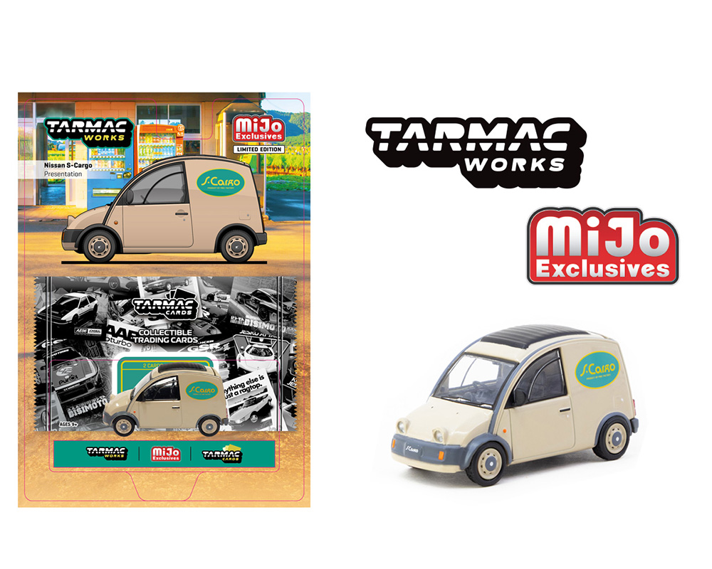 Tarmac Works 1:64 Nissan S-Cargo Presentation Model Car + Trading