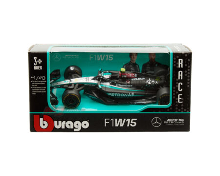 Bburago 1:43 AMG Petronas Formula 1 Team F1W15 #44 Lewis Hamilton 2024 - Race
