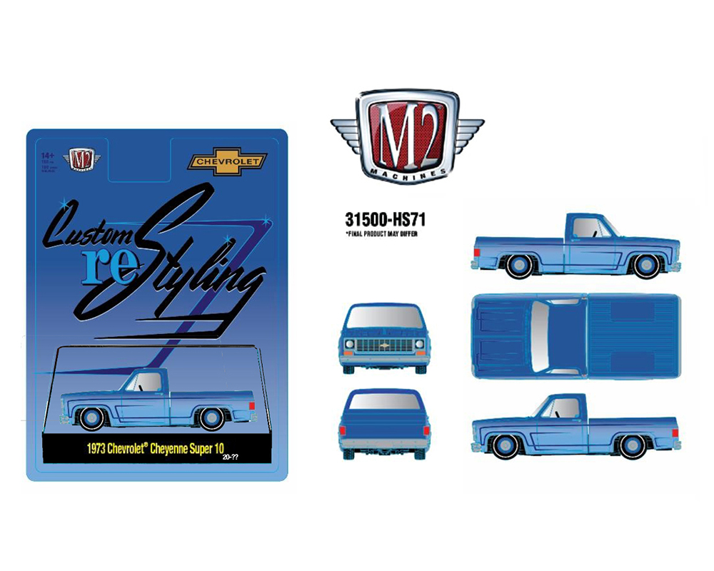 Preorder) M2 Machines 1:64 1973 Chevrolet Cheyenne Super 10