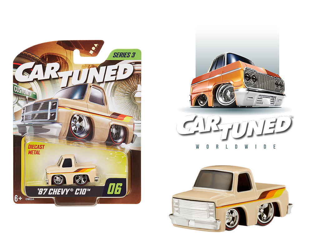 '87 CHEVY C10 カスタムミニカーセット Car Tuned Series 3 '87 Chevy C10 #06 – Squarebody Nation