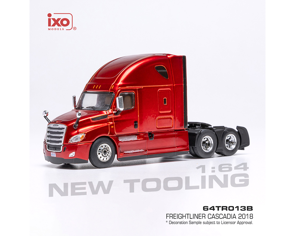 Preorder) IXO Models 1:64 Freightliner Cascadia 2018 - M Red