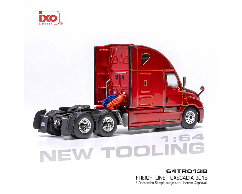 Preorder) IXO Models 1:64 Freightliner Cascadia 2018 - M Red