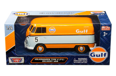 Motormax 1:24 Volkswagen Type 2 (T1) Delivery Van - Gulf - MiJo Exclusives