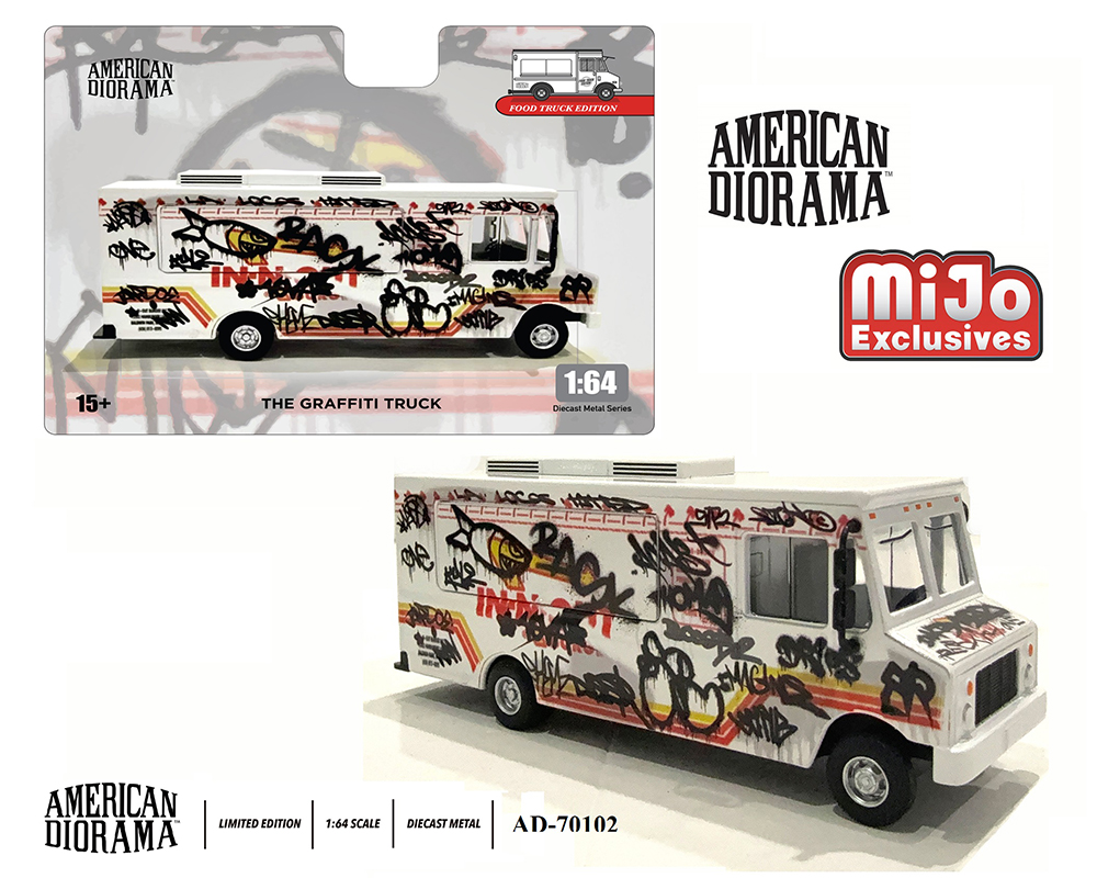Preorder) American Diorama 1:64 Food Truck Graffiti Style Preorder) American Diorama 1:64 Food Truck Graffiti Style