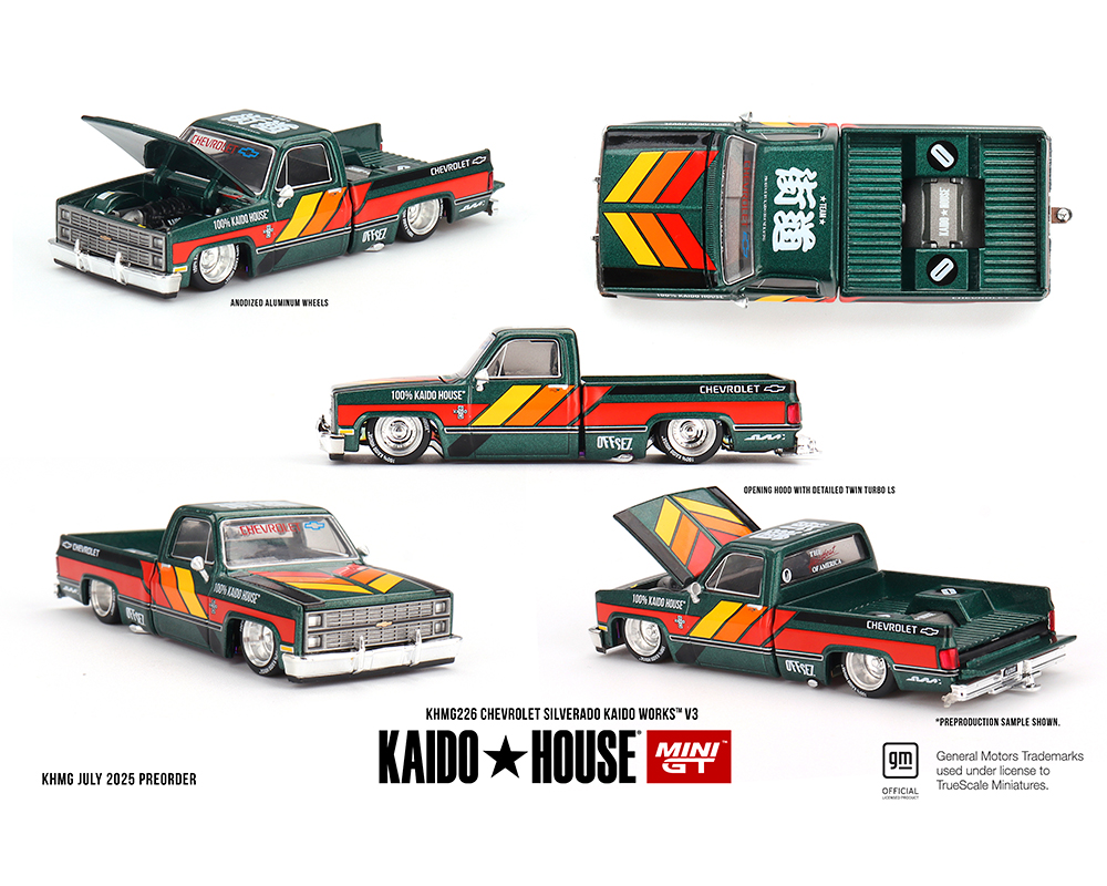 新発売 新商品 Preorder) Kaido House x Mini GT 1:64 Chevrolet Silverado トップス