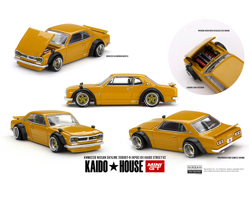 Kaido House 1/64 日産 SKYLINE 2000GT-R MDX 1/64 Kaido House Nissan Skyline 2000GT-R (KPGC10) Kaido