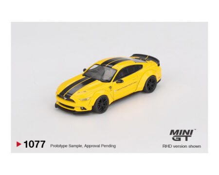 (Preorder) Mini GT 1:64 LB-WORKS Ford Mustang - Triple Yellow - Mijo Exclusives - Image 2