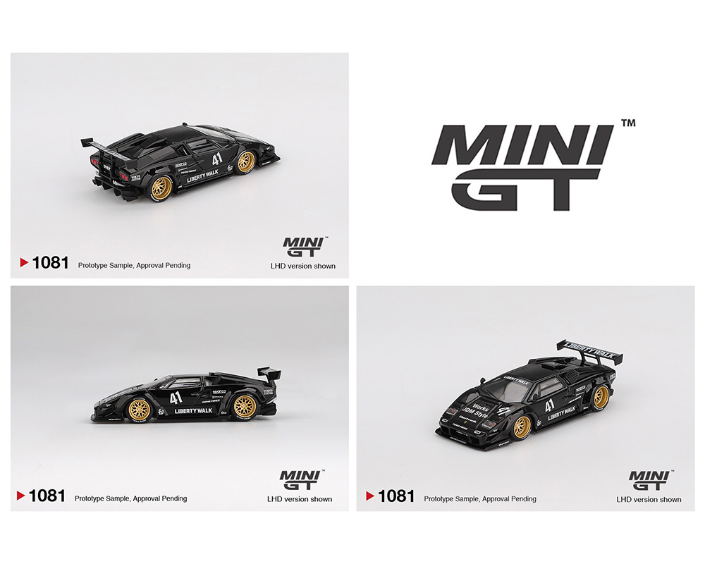 ミニカー MINI GT Lamborghini Countach LB-WORKS Mini-GT Lamborghini Countach LB-WORKS White 2024 Tokyo Auto