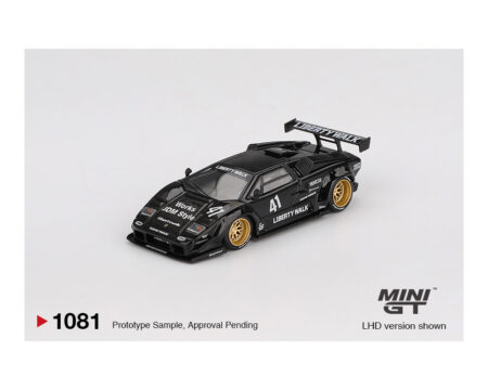(Preorder) Mini GT 1:64 Lamborghini Countach LB-WORKS - Black - Mijo Exclusives - Image 2