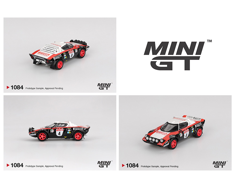Preorder) Mini GT 1:64 Lancia Stratos HF #4 1978 Rally