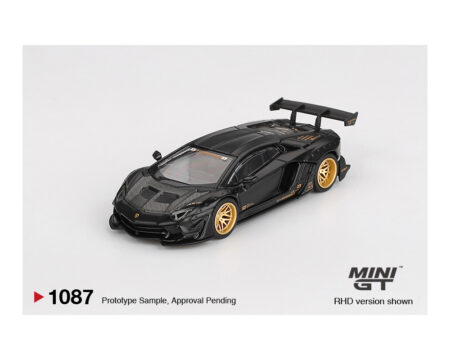 (Preorder) Mini GT 1:64 LB-WORKS Lamborghini Aventador Limited Edition - Matte Black - Image 2