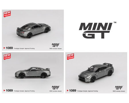 (Preorder) Mini GT 1:64 2013 Nissan GT-R NISMO R35 CRS Version - Dark Metal Gray