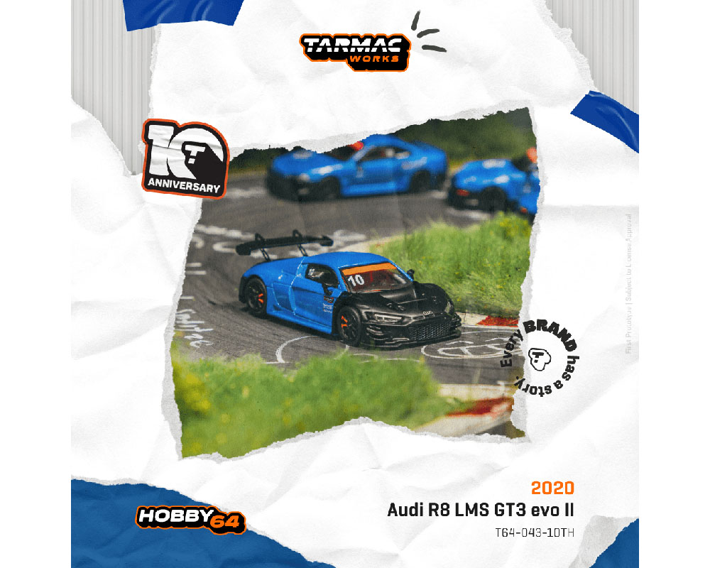 Tarmac Works 1:64 Audi R8 LMS GT3 evo II Tarmac Works 10th