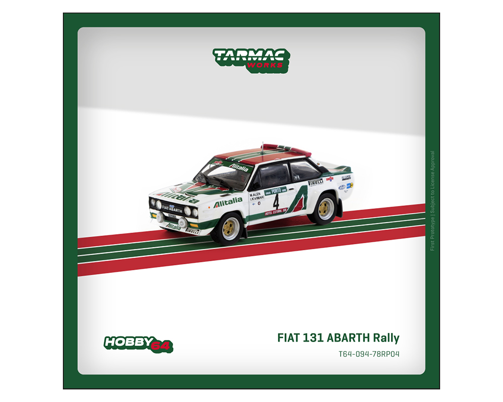 Tarmac Works 1:64 FIAT 131 ABARTH Rally Rallye de Portugal - Vinho