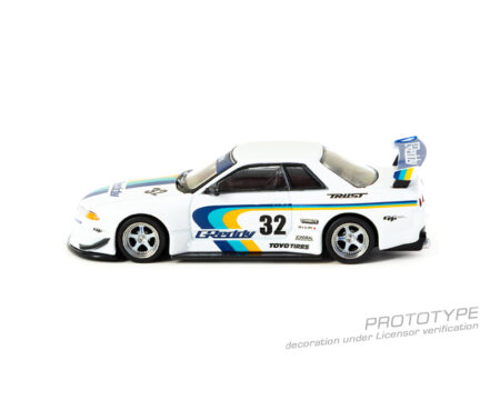 (Preorder) Tarmac Works 1:64 Nissan Skyline GT-R (R32) Widebody Jonsibal Designworks & Greddy Special Limited Edition -White - Mijo Exclusive - Image 3