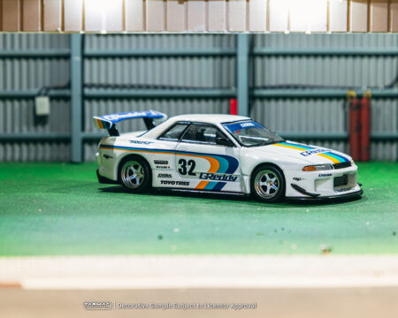 (Preorder) Tarmac Works 1:64 Nissan Skyline GT-R (R32) Widebody Jonsibal Designworks & Greddy Special Limited Edition -White - Mijo Exclusive - Image 5