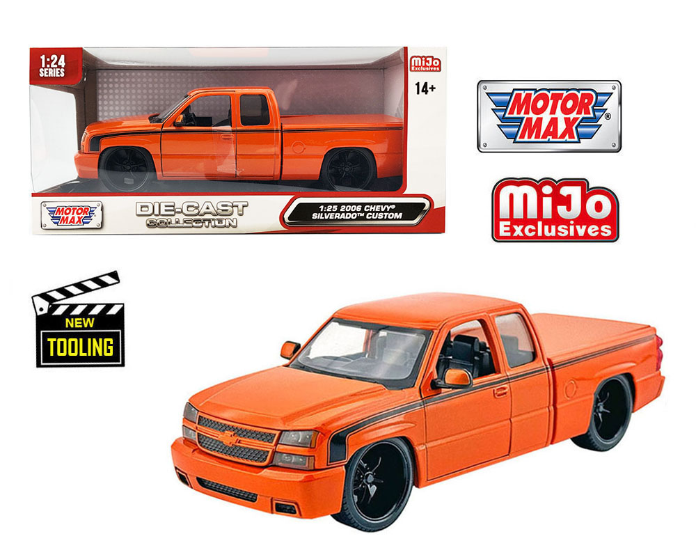 Motormax 1:25 Chevy Silverado Extended Cab 2006 Custom