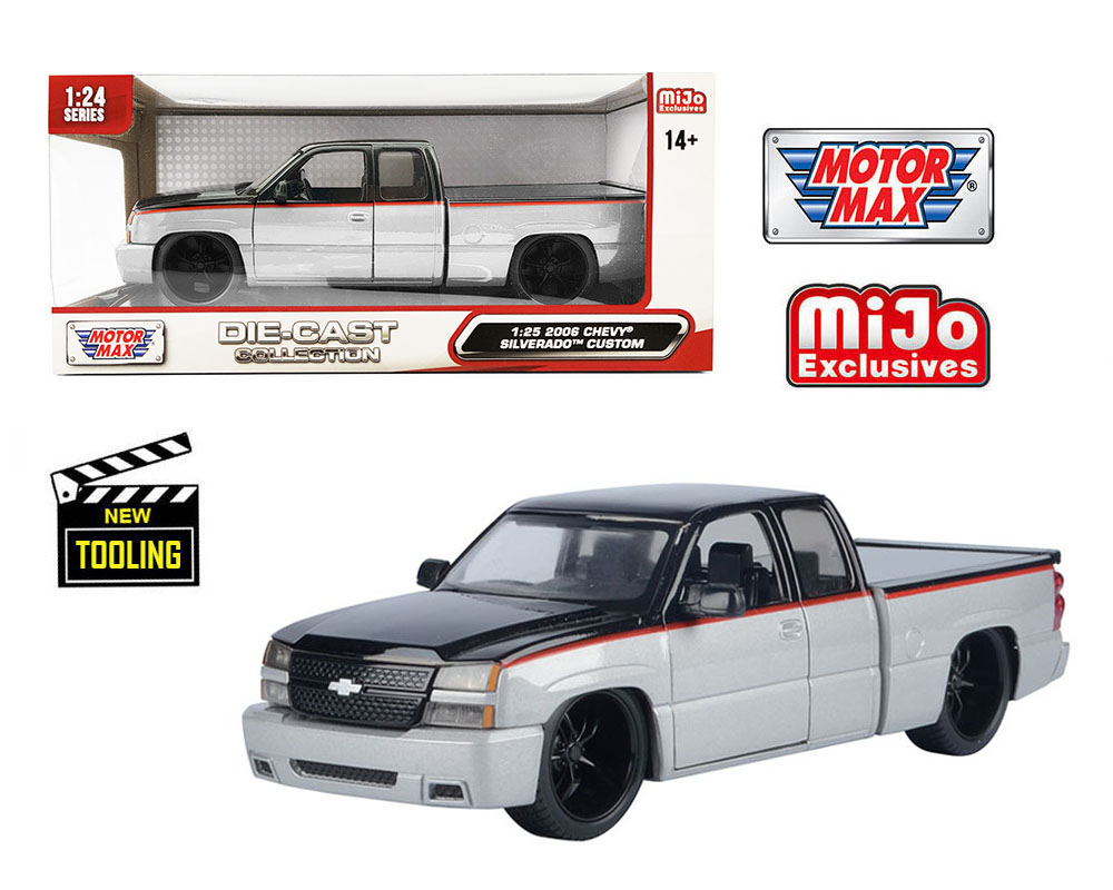 Motormax 1:25 Chevy Silverado Extended Cab 2006 Custom