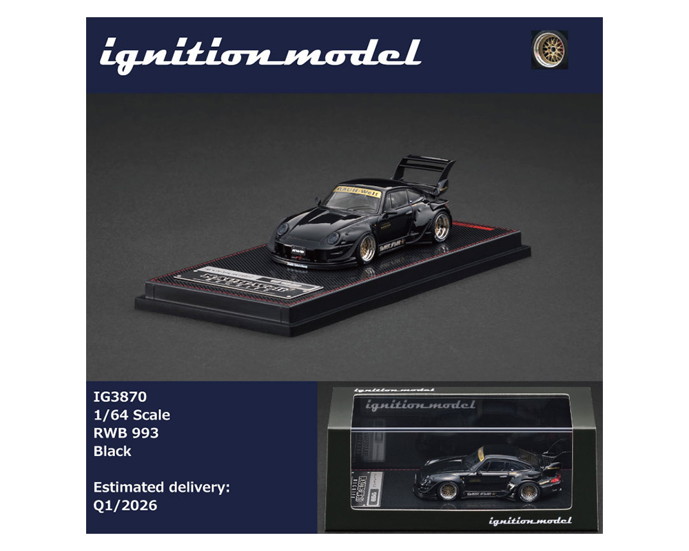 ミニカー Ignition model 1:64 RWB IG Ignition Model 1/64 Porsche 911 993 RWB Rauh-Welt