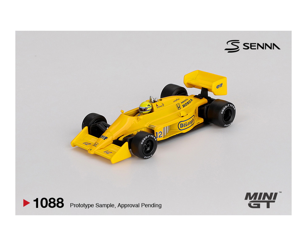 Preorder) Mini GT 1:64 Lotus 99T #12 Ayrton Senna 1987 Monaco