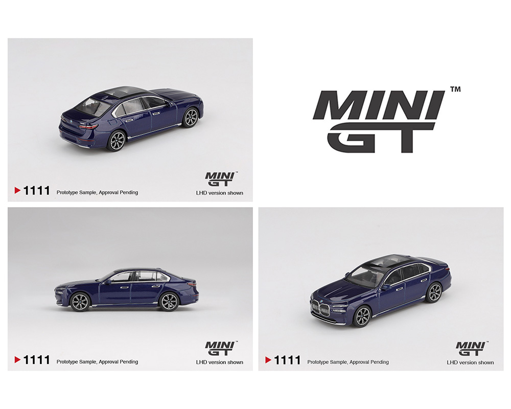 Preorder) Mini GT 1:64 BMW i7 xDrive60 - Tanzanite Blue