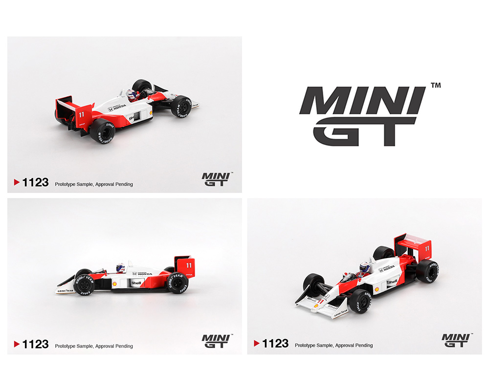 Preorder) Mini GT 1:64 McLaren MP4/4 #11 Alain Prost 1988