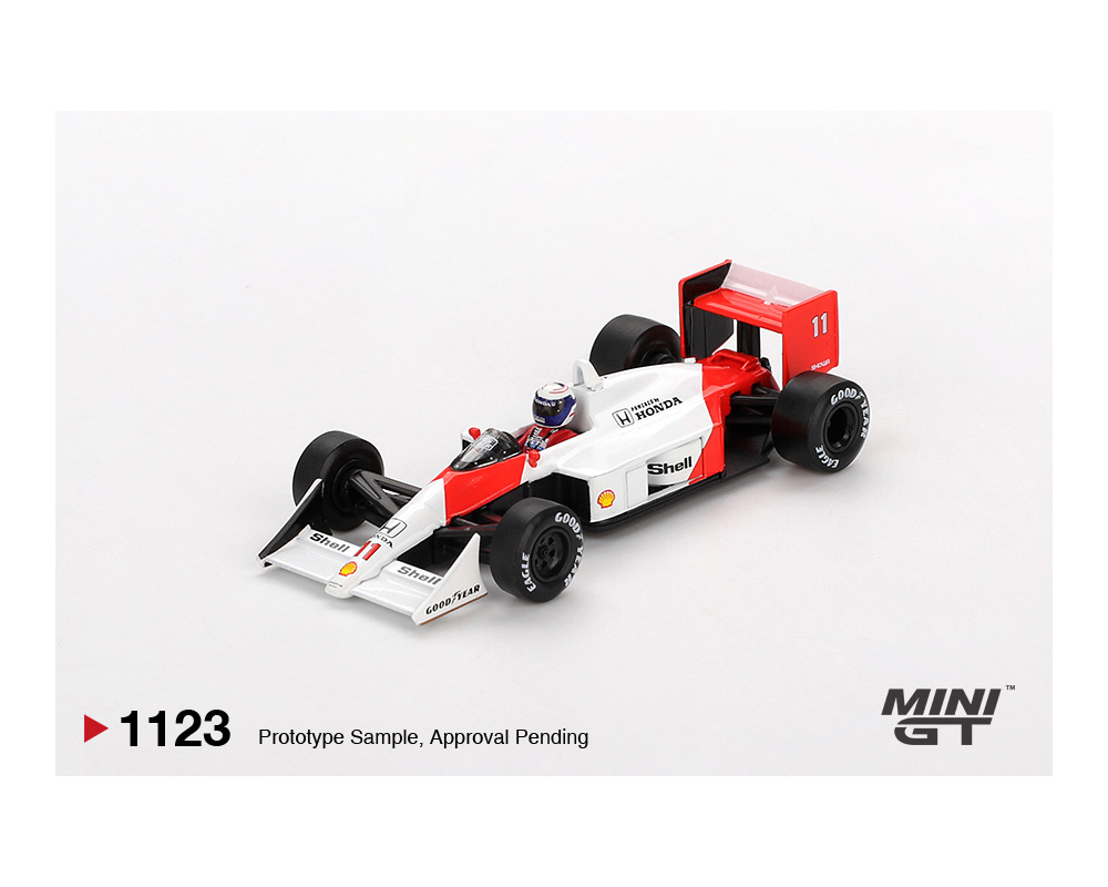 Preorder) Mini GT 1:64 McLaren MP4/4 #11 Alain Prost 1988