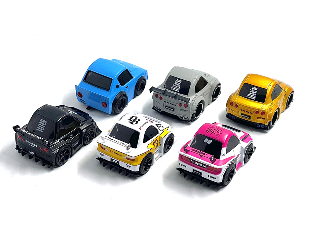 MINI GT S15 LibertyWalk 通常版 & チェイス版 セット CHASE CAR 1/64 Mini GT Nissan S15 Silvia LB-Super Silhouette