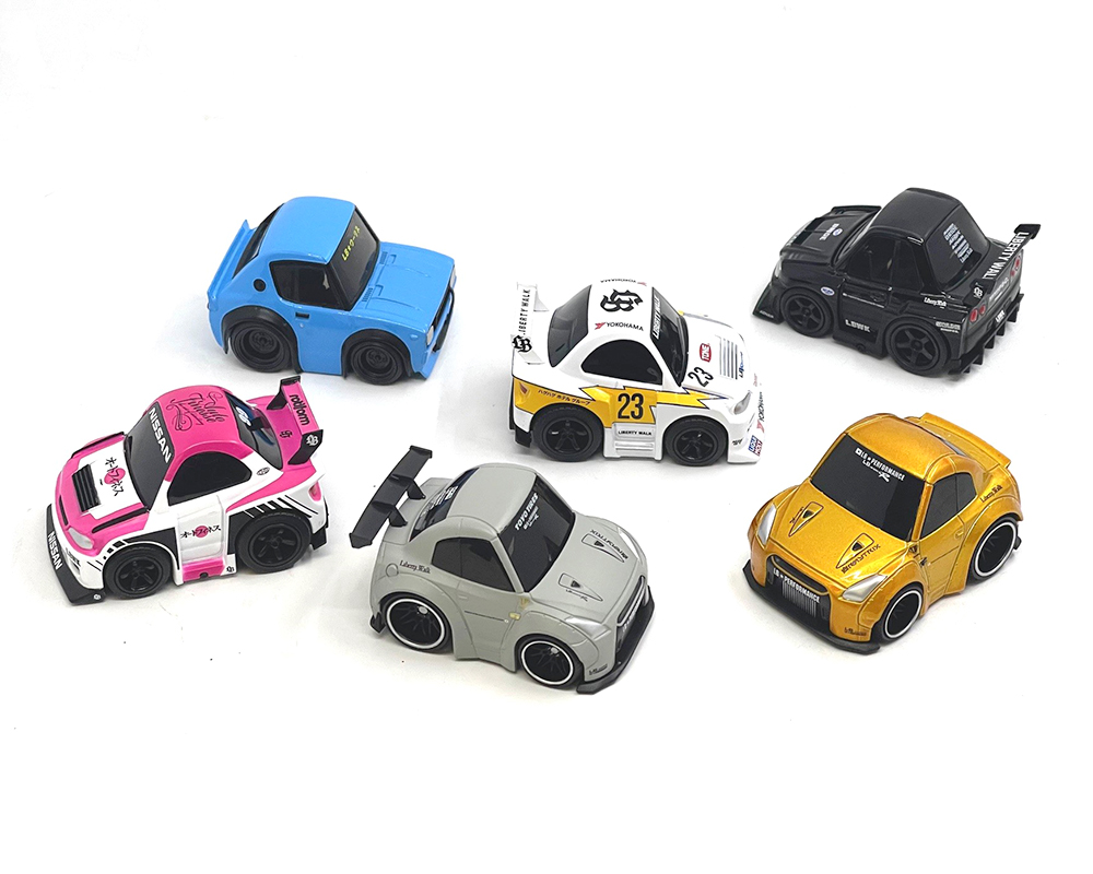 ミニカー Mini GT Libertywalk BAPE® X LIBERTY WALK® x MINI GT 1/64 NISSAN 4pcs set