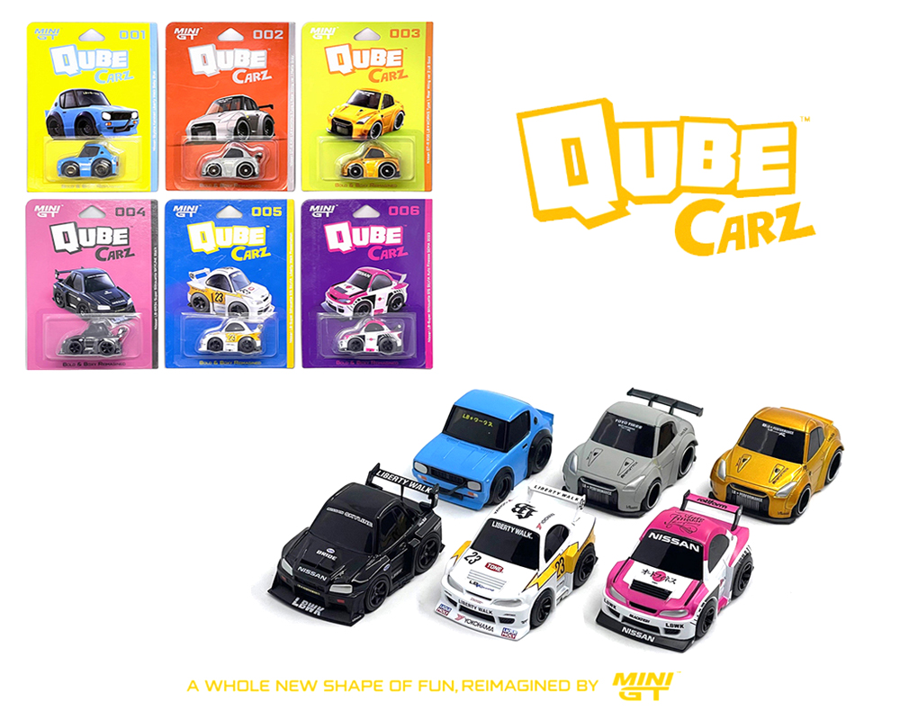 Preorder) Mini GT QubeCarz Series 1 Liberty Walk Assortment