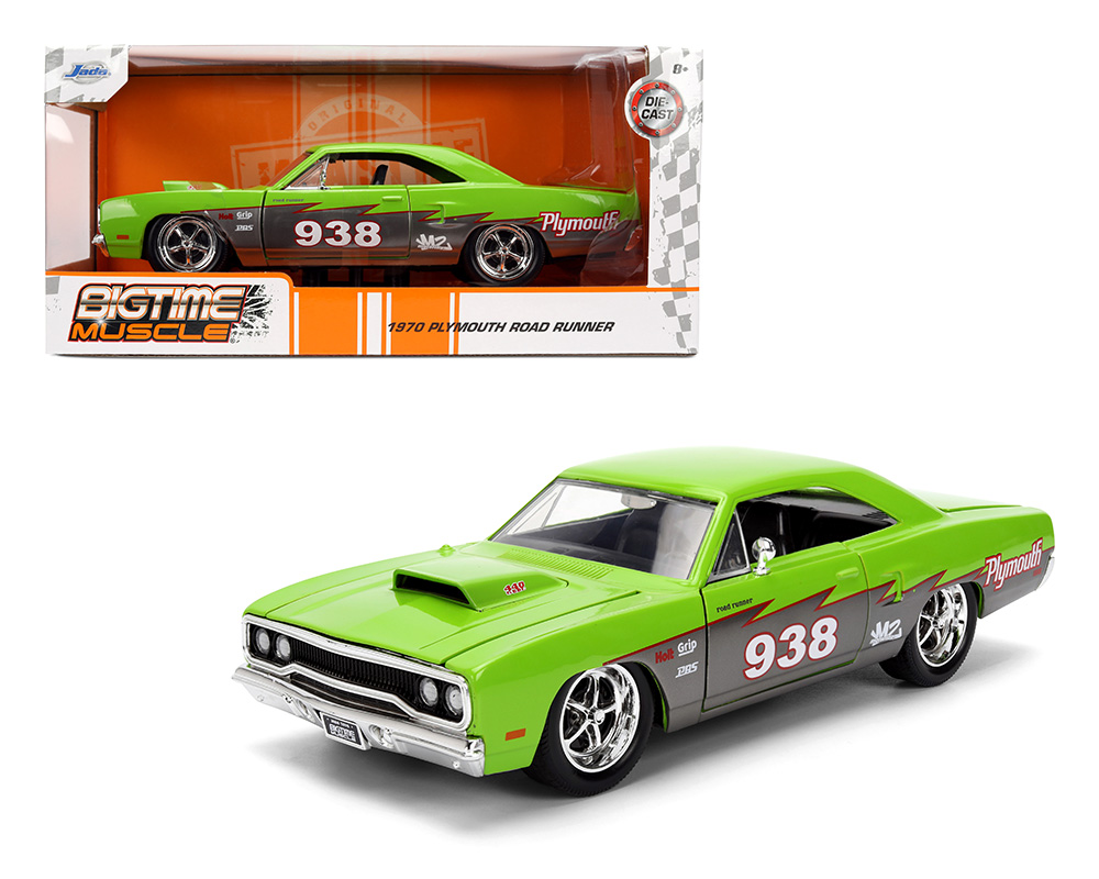 ミニカー BIGTIME MUSCLE 1970 PLYMOUTH ROAD RUNNER Amazon.com: Big Time Muscle 1:24 1970 Plymouth Road Runner