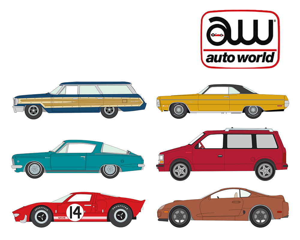 Preorder) Auto World 1:64 2025 Premium Release 3 Assortment