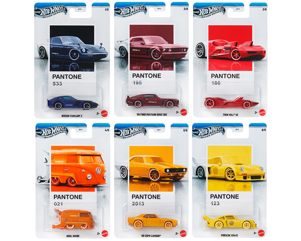 (Preorder) Hot Wheels 1:64 Pantone A Assortment 2025